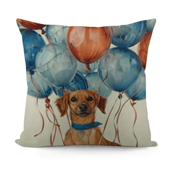 Cartoon Pillow Covers Set - Gifts for Women, Flannel Weiner Dog Pillow Throw Pillow Cases, Decor, Weiner Dog Stuff