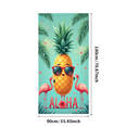 thumbnail image 1 of Cartoon Pineapple Banner Tropical Decoration Flamingo Backdrop Beach Party Photo Prop for Summer Event Vacation Luau, 1 of 7