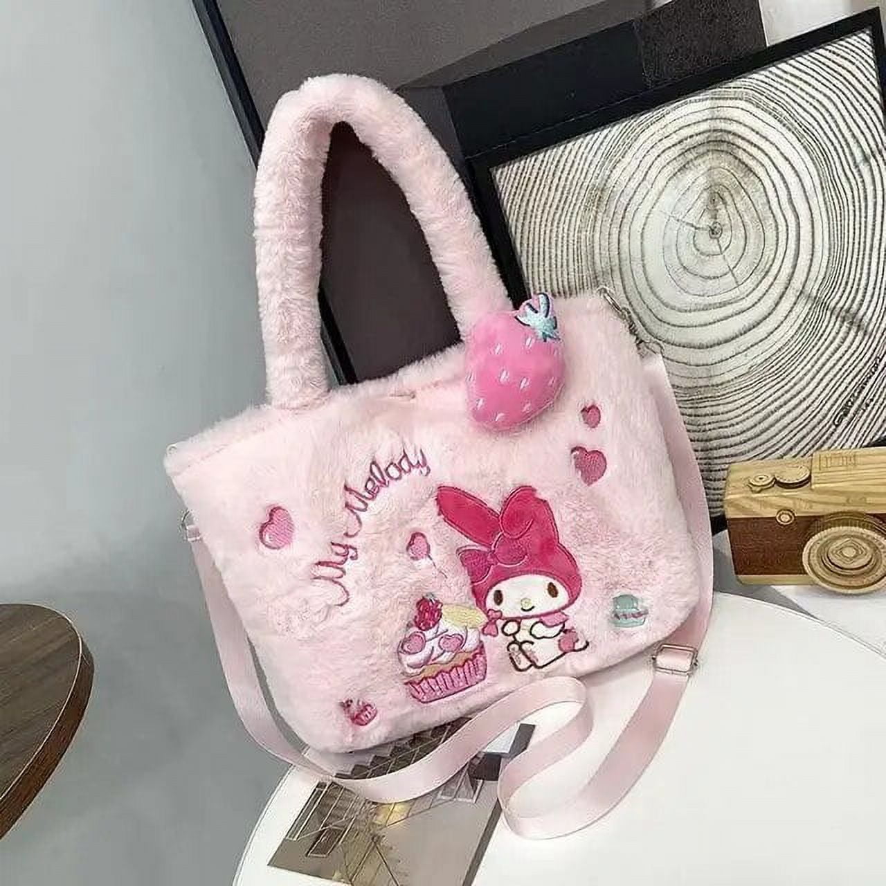 Hello kitty deals plush purse bag 2010 very soft pink