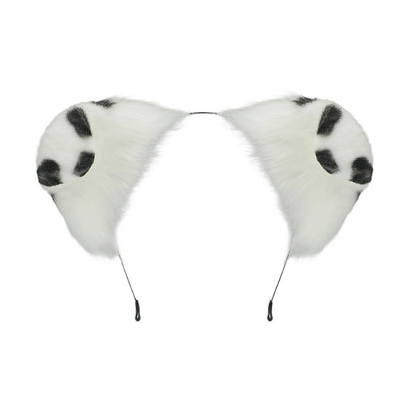 Cartoon Plush Dog Ears Headbands For Costume Halloween Festivals Roleplay Soft Hairband Costume Parties Accessories