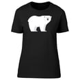 thumbnail image 1 of Cartoon Polar Bear Standing T-Shirt Women -Image by Shutterstock, Female Small, 1 of 4