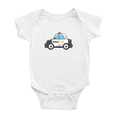 thumbnail image 1 of Cartoon Police Cars Funny Baby Outfits Boy Girl Unisex, 1 of 5