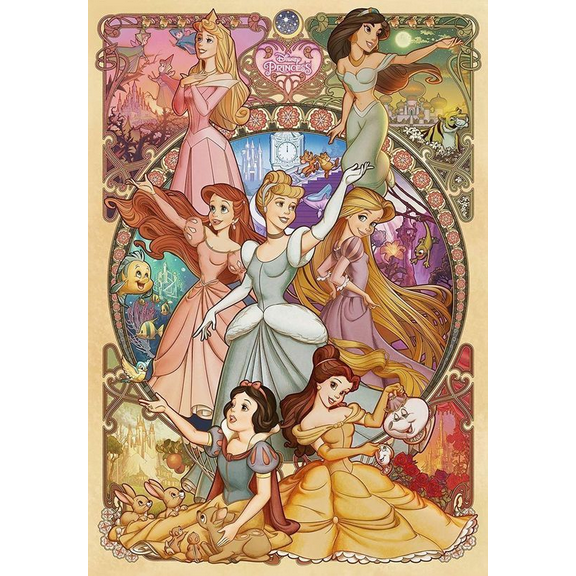 Cartoon Princess DIY 5d Diamond Painting Kits for Adults Full Drill Diamond Art Kits Paint by Numbers Diamond Dots Kits for Adults Beginner