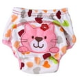 thumbnail image 1 of Cartoon Print Baby Diapers, Waterproof Reusable Baby Training Pants, Infant Cotton Panties Underwear Nappy Washable Cloth Diapers, 1 of 6