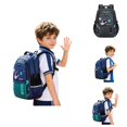 thumbnail image 1 of Cartoon Print Back to School Backpack Large Capacity School Backpack Bookbag for Students Lightweight Casual Commuter Daypack with Spacious Compartments for Daily Travel & Campus Use, 1 of 6