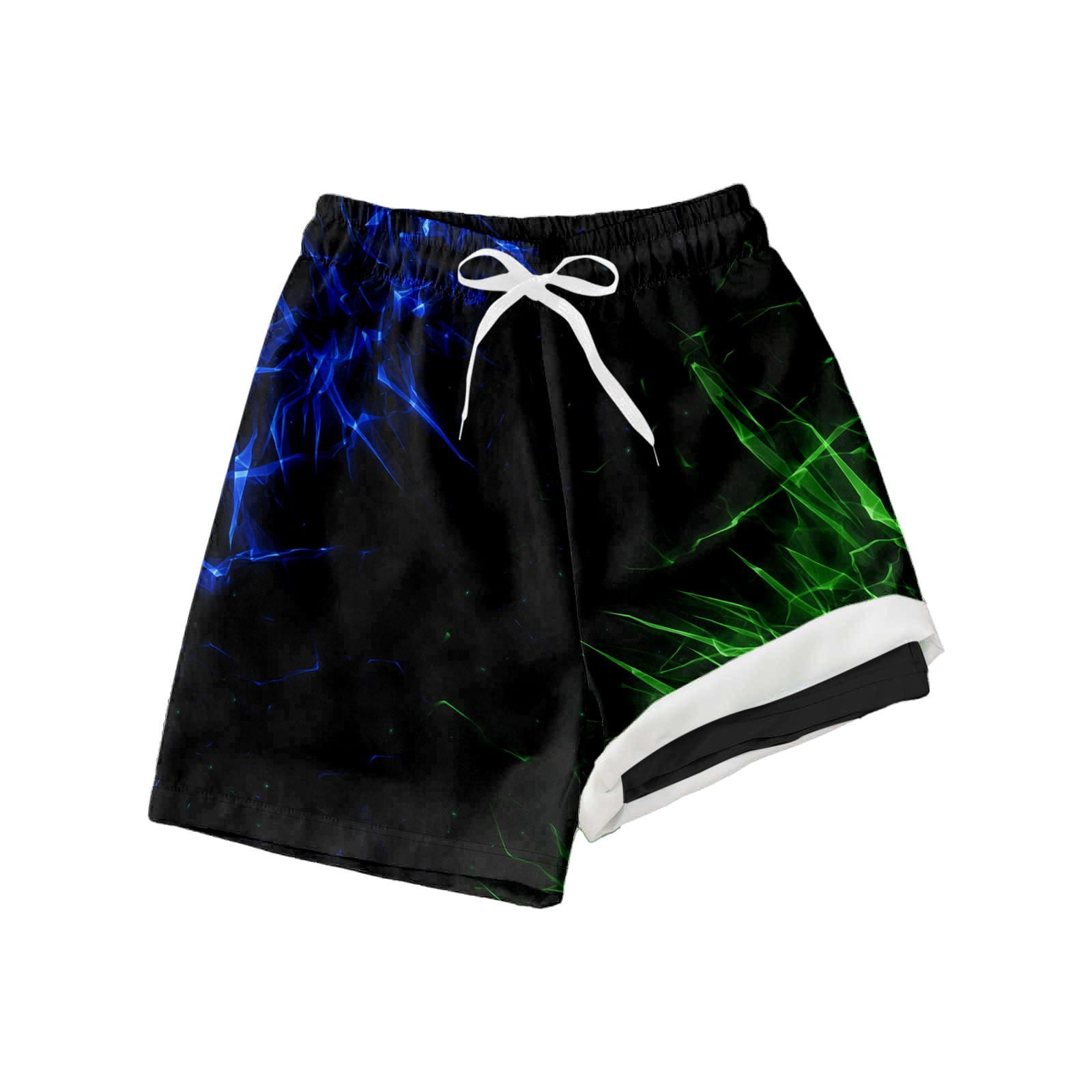 Cartoon Print Boys Swim Trunks Beach Shorts Teen Youth Summer Swimming ...