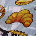 Cartoon Printing Bread Pattern Curtain Short Curtain for Bedroom Kitchen Cabinet Decoration