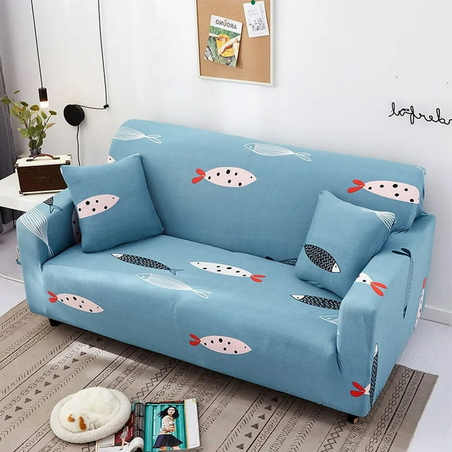 Cartoon Protector Jacquard Sofa Cover Corner Sofa Seat Slipcover