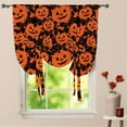 thumbnail image 1 of Cartoon Pumpkin Citrus Stem Window Curtain for Living Room Roman Curtain Kitchen Tie-up Curtains Adjustable Drapes, 1 of 5