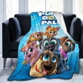 thumbnail image 1 of Cartoon Puppy Dog Pals Soft Micro Fleece Blanket Cozy Blanket Thick Warm Plush Throw Bedding Room Decor Flannel Blankets For Bed Sofa 60"X50", 1 of 8