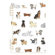 Cartoon Puppy Dog Spiral Journal Notebook College Ruled Notebook 8.3" x 5.7" A5 Lined Thick Paper Page