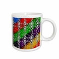 thumbnail image 1 of 3drose, Cartoon Rabbit Pattern, 15oz Mug, 1 of 6