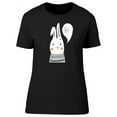 thumbnail image 1 of Cartoon Rabbit Saying Hi T-Shirt Women -Image by Shutterstock, Female Medium, 1 of 2