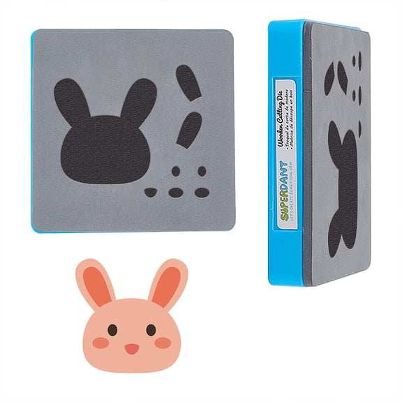 Cartoon Rabbit Wooden Die Cutting Leather Animal Cutting Dies Die Cut Bunny DIY Scrapbooking Leather Craft Wood Cutting Machine Leather