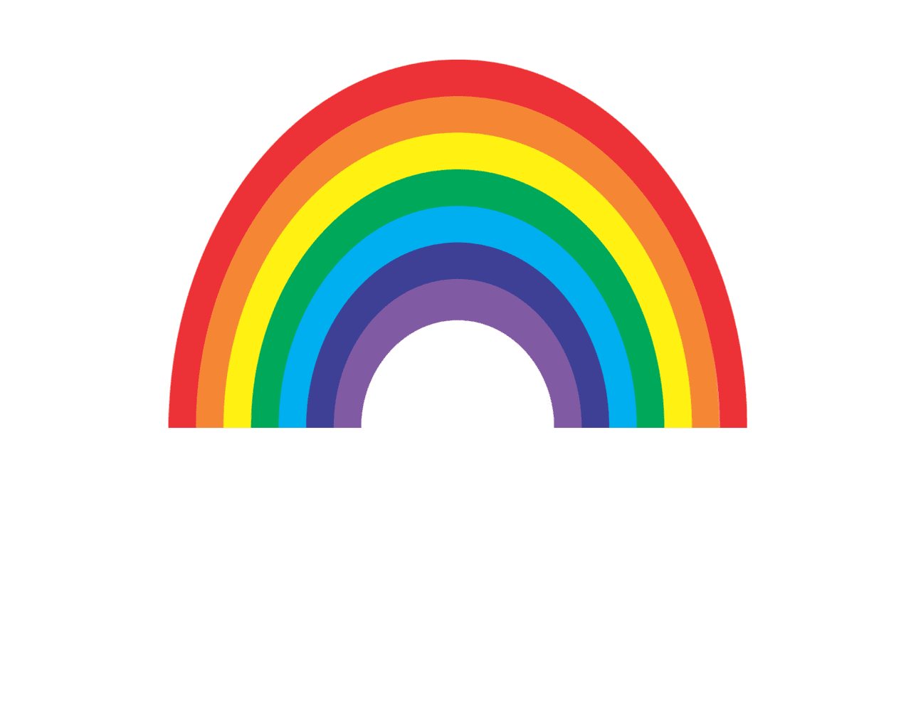 WHIMISCAL PRACTICALITY Cartoon Rainbow Bright Birthday Edible Icing Image for 1/4 sheet cake