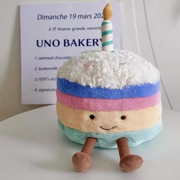 Cartoon Rainbow Cake Doll Children's Creative Birthday Gift