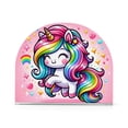 thumbnail image 1 of Cartoon Rainbow and Color Unicorn Napkin Holder for Table Clear Napkin Stand Paper Holder Acrylic Organizer Dispenser Napkins for Dinner Kitchen Restaurant Room, 1 of 8