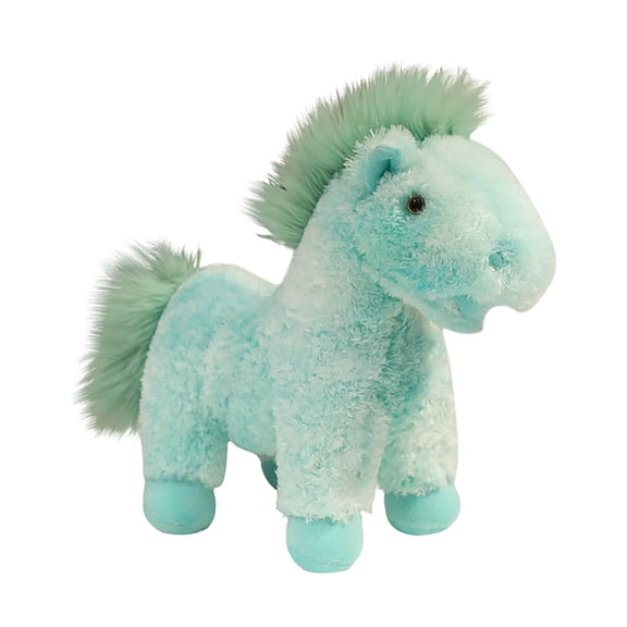 Cartoon Rainbow Horse Toy Zodiac Mascot Birthday for Boys Kids Children