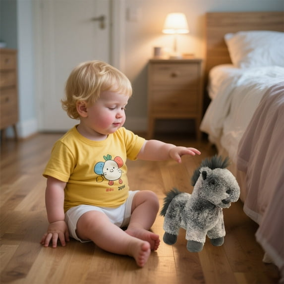 Cartoon Rainbow Horse Toys Zodiac Horse Mascots Birthday For Boys And Children