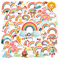 thumbnail image 1 of Cartoon Rainbow Theme Stickers, Waterproof Rainbow Theme Sticker for Water Bottle Laptop Phone Cases Planner Skateboard Luggage Helmet Party Favor Decor, Ideal for Adults Teens Teacher Rewards, 1 of 9