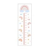 Cartoon Rainbow Wall Sticker Height Chart for Kids Growth Record ...