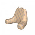 thumbnail image 1 of Cartoon Reading Pillow Cover, Funny Hippopotamus Inside the Boat Sailing in the Sea Nautical Joy Time, Unstuffed Printed Bed Rest Case from Soft Fabric, XL Size, Peach Pale Pink, by Ambesonne, 1 of 4