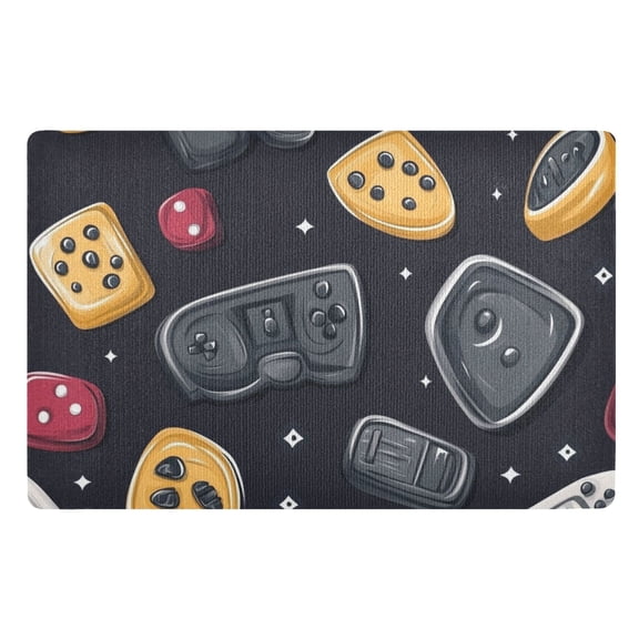 Cartoon Retro Game Console Floor Door Mat Outdoor Indoor for Home Entrance Welcome Mats 32"x20"