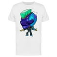 thumbnail image 1 of Cartoon Retro Punk T-Shirt Men -Image by Shutterstock, Male 3X-Large, 1 of 4