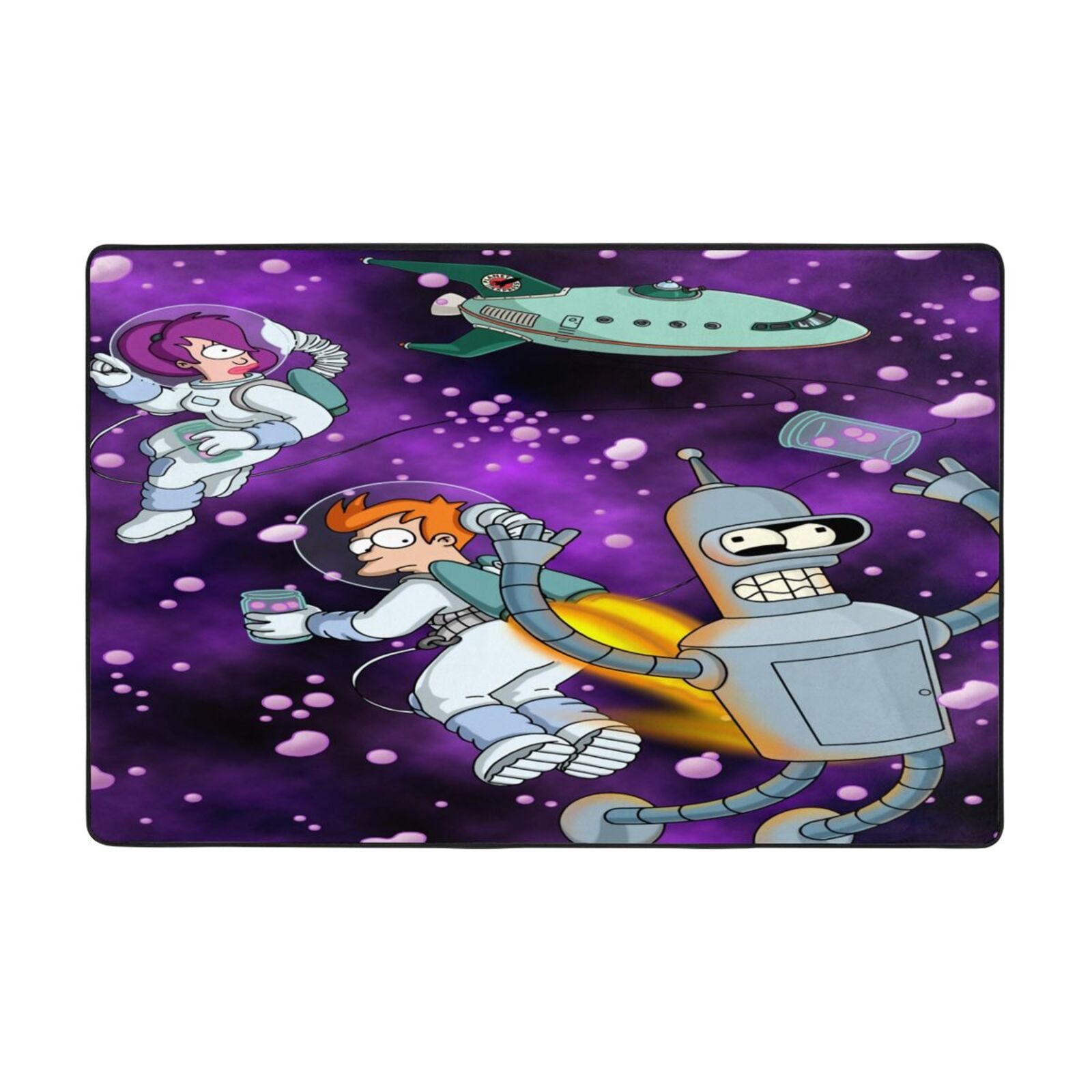 Cartoon Robot B-Ender Bending Rugs Washable Cover Floor Rug Carpets ...