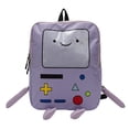 thumbnail image 1 of Cartoon Robot Backpack - 15.3 Inch Laptop Travel Daypack, Water Resistant College Computer Bag, Cute Adventure Theme Gift for Men & Women Purple, 1 of 4