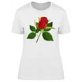 thumbnail image 1 of Cartoon Rose T-Shirt Women -Image by Shutterstock, Female Large, 1 of 2