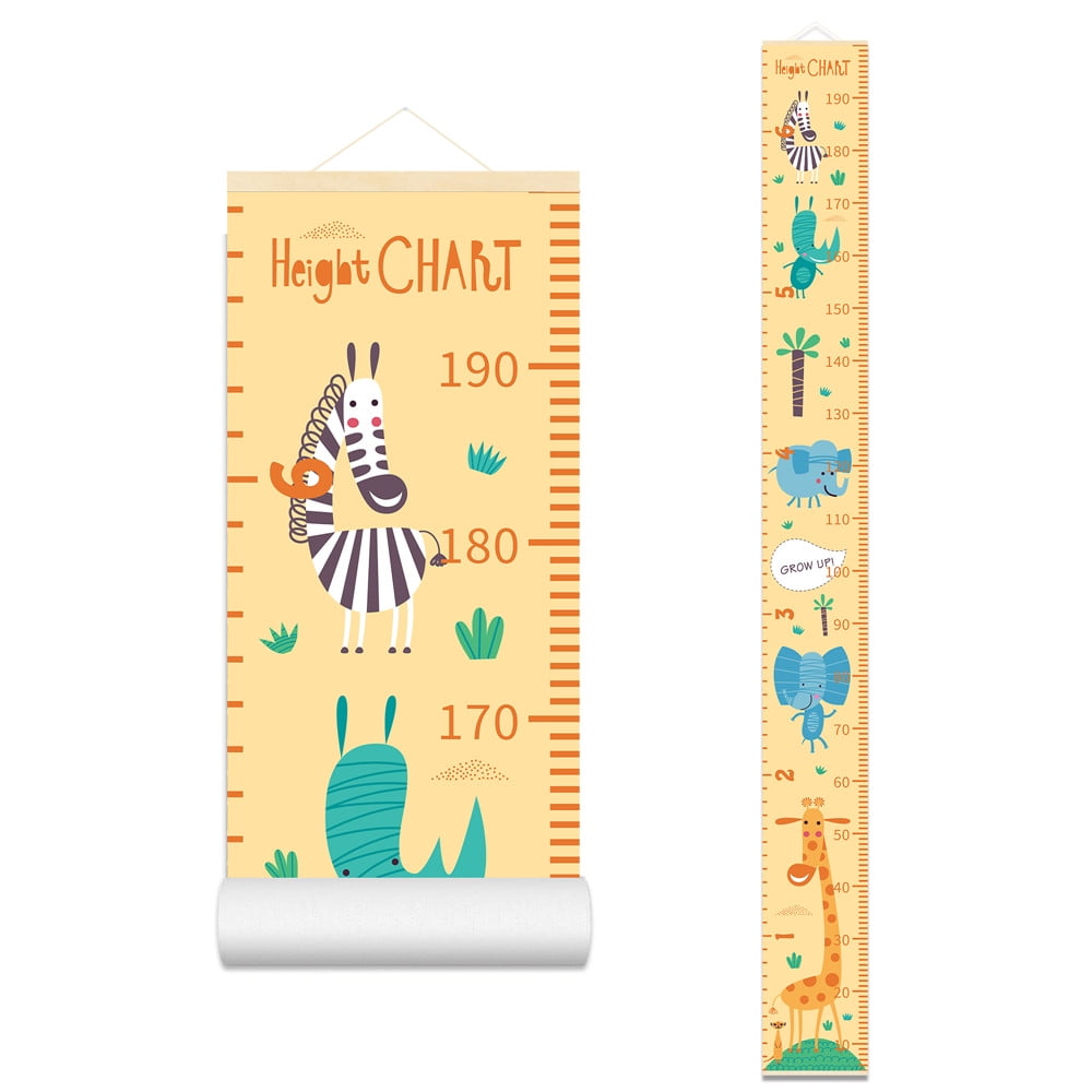 Custom Safari Height Chart Wall Sticker
