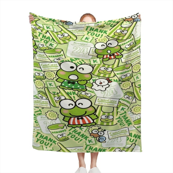 Cartoon Sanrio Blanket , Super Soft and Warm Blankets for Couch, Sofa and Bed Textured, Cozy, Fuzzy and Lightweight