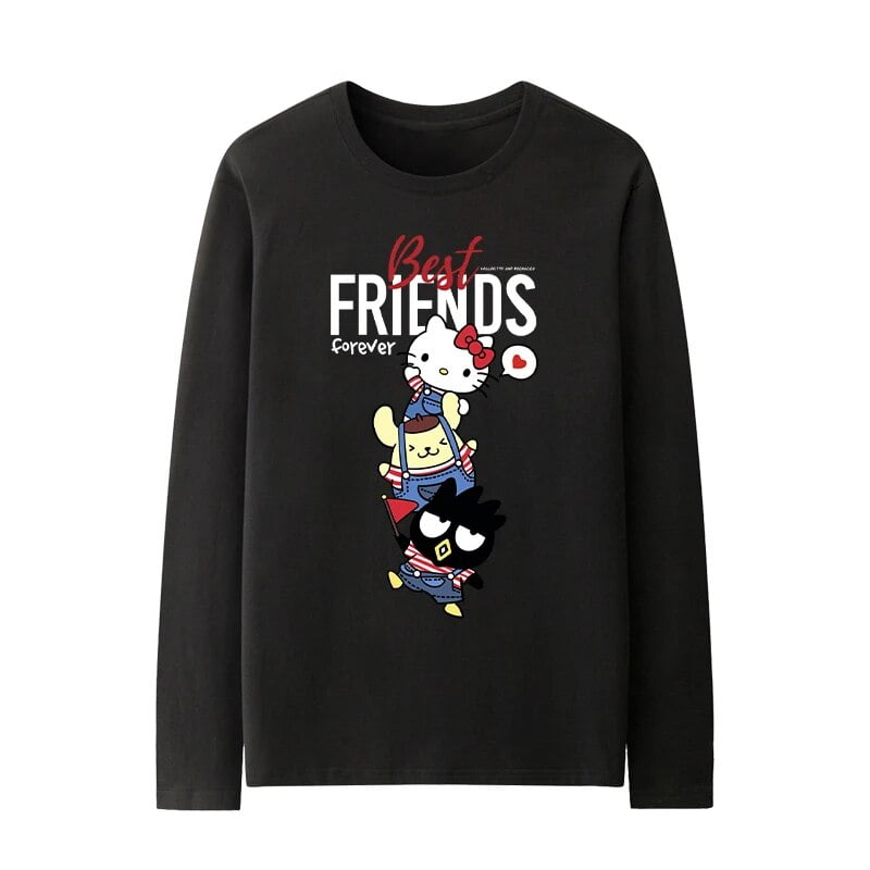 Cartoon Sanrio Colong Sleeve Tshirt Female Pudding Dog Kulomi Yugui