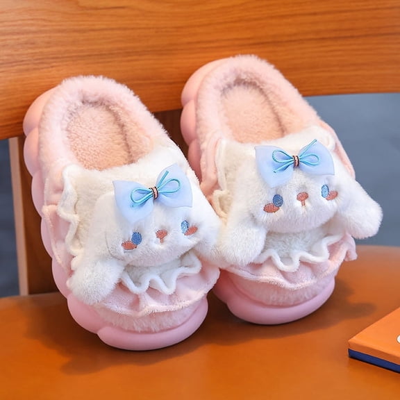 Cartoon Sanrio Cotton Slippers New Autumn And Winter Indoor Cute Cinnamoroll Anime Slippers