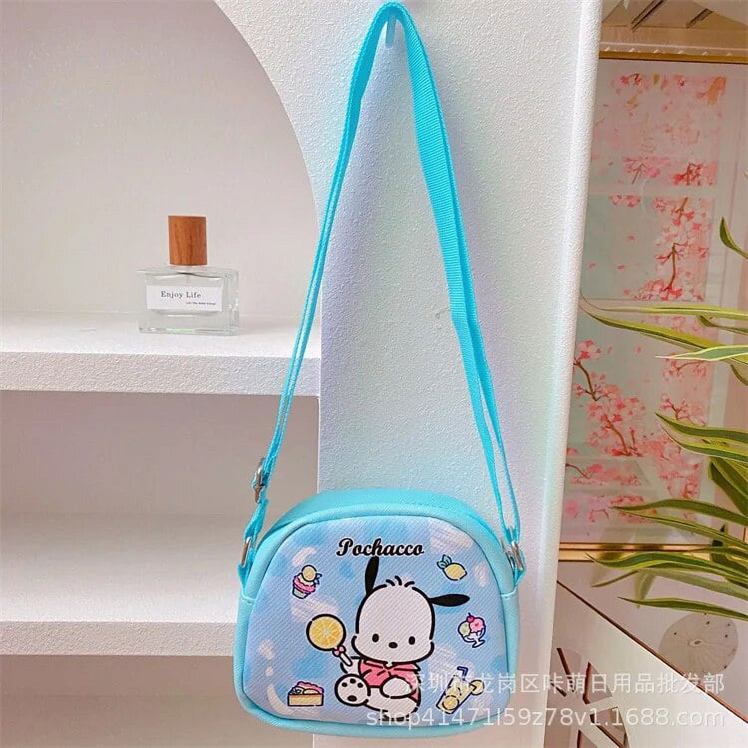 Cartoon Sanrio Cute Girly Heart Kuromi My Melody Crossbody Bag Children