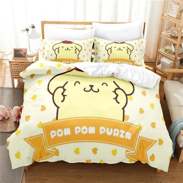 Cartoon Sanrio Duvet Cover Hello Kitty Cinnamoroll Kuromi Children‘s