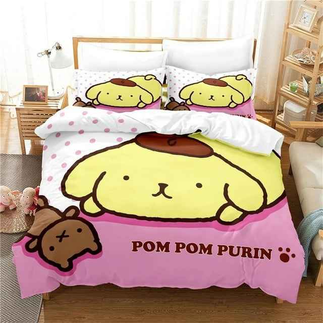 Cartoon Sanrio Duvet Cover Hello Kitty Cinnamoroll Kuromi Children‘s