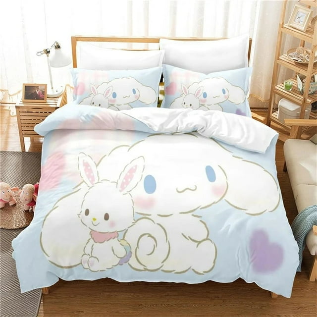 Cartoon Sanrio Duvet Cover Hello Kitty Cinnamoroll Kuromi Children‘s