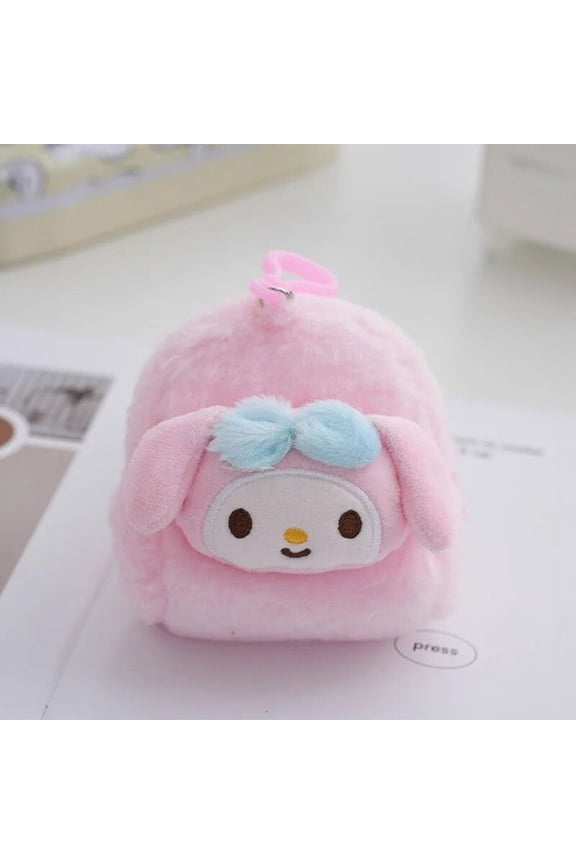 Cartoon Sanrio Hello Kitty Wallet HelloKitty Plush Coin Purses Kuromi Anime Styling Cute Strap Girls Wallet Girl Gift