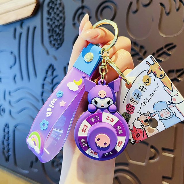 Cartoon Sanrio Kawaii Anime Key Chains Key Ring Pendant Doll Bag
