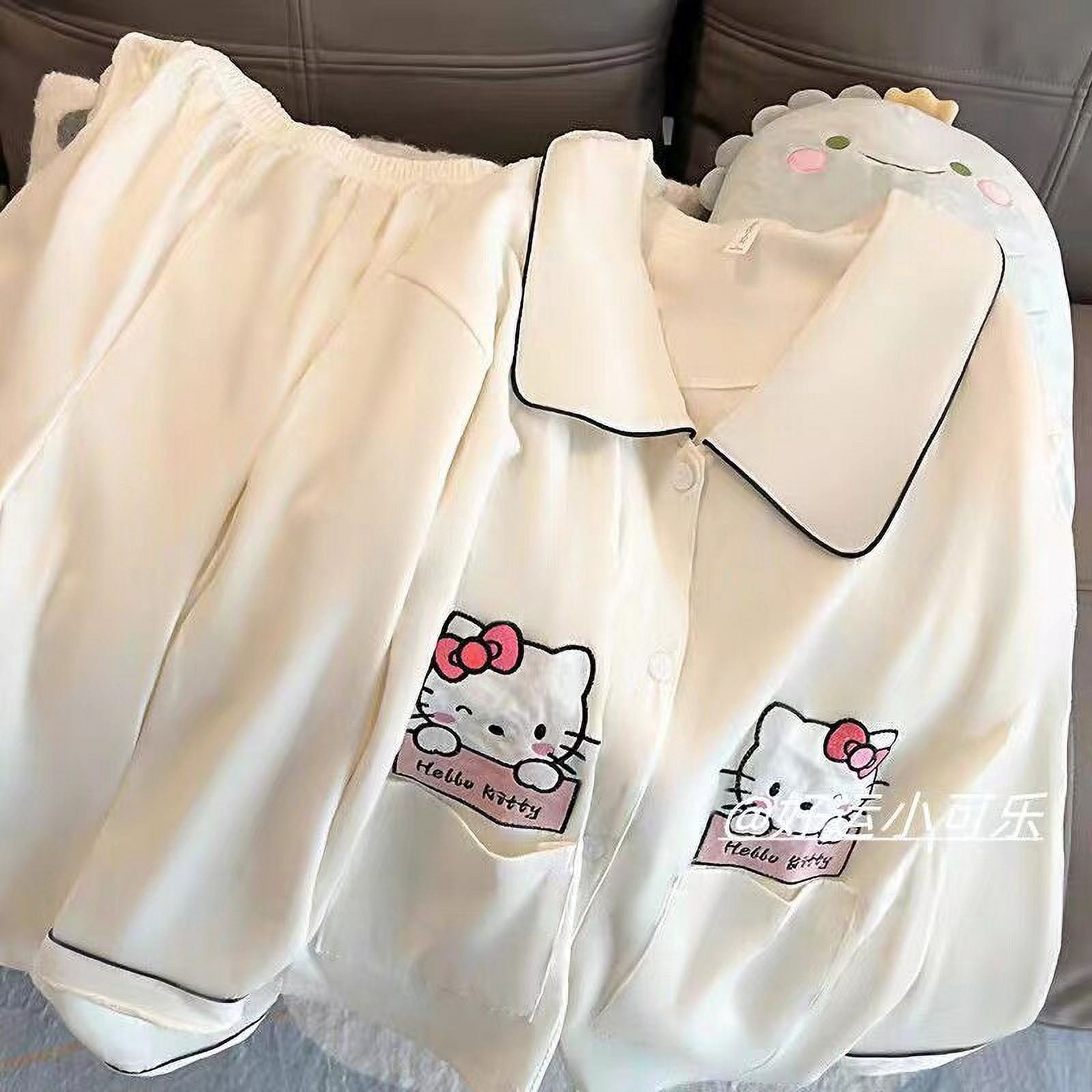 Character Student Pyjamas Cartoon Sanrios Kawaii Pajamas Anime Character Hello Kittys My Melody ...