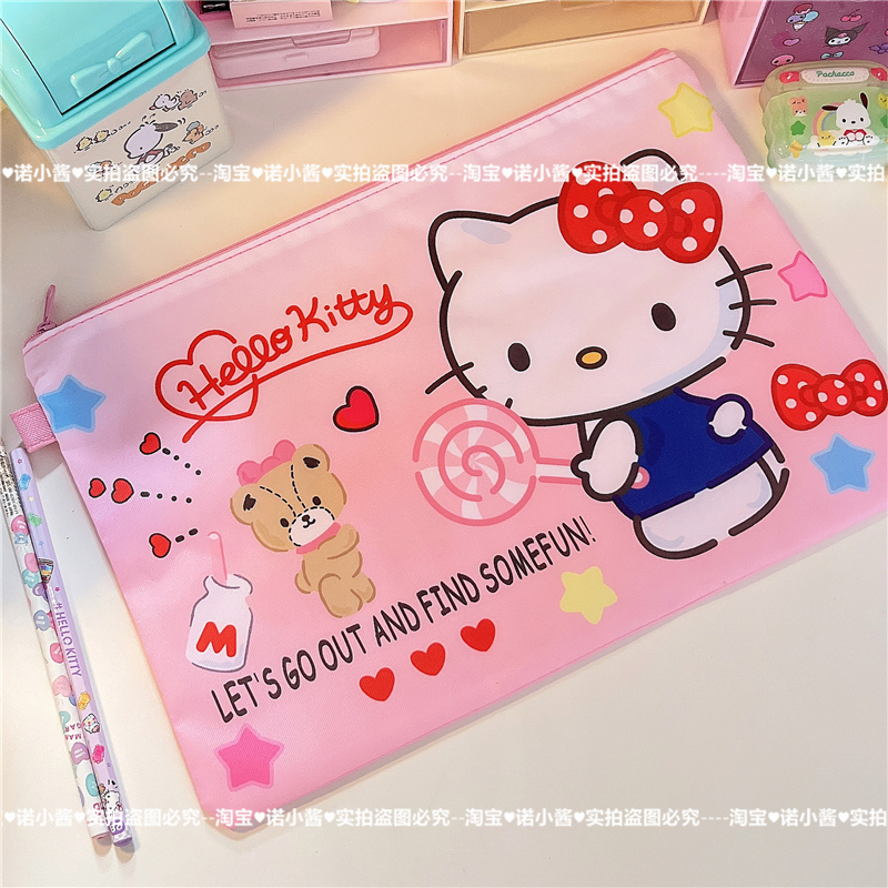 Cartoon Sanrios Stationery Hello Kittys Cinnamoroll Kuromi Kawaii Cute ...