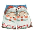 thumbnail image 1 of Cartoon Santa Claus Boys Swim Trunks Quick Dry Boy Swim Shorts for 3-14 Years, 1 of 8
