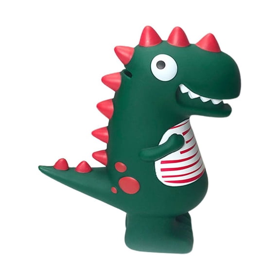 Dinosaur Shaped Cartoon Money Box Bank Green Saving Pot for Kids Desktop Decoration
