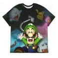 thumbnail image 1 of Cartoon Scary Luigi's Mansion Unisex Short-sleeve Shirt For Men Women Novelty 3D Print T-Shirt Soft Comfortable Tee Shirts, 1 of 7