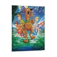 thumbnail image 1 of Cartoon Scooby Doo Decorative Painting Canvas Wall Poster Art Picture Painting Gift Living Room Posters Bedroom Painting Decor, 1 of 8