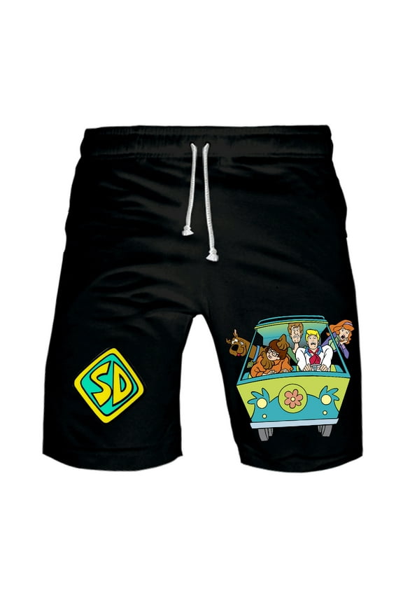 Cartoon Scooby Doo Merch Sweatshorts Women Men's Running Shorts Funny Outdoor Sportwear