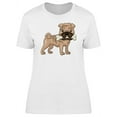 thumbnail image 1 of Cartoon Shar Pei With A Bone T-Shirt Women -Image by Shutterstock, Female XX-Large, 1 of 2