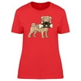 thumbnail image 1 of Cartoon Shar Pei With A Bone T-Shirt Women -Image by Shutterstock, Female x-Large, 1 of 2